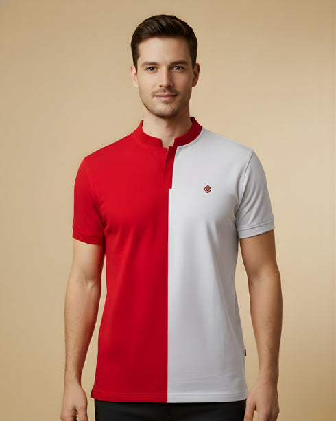Edge Polo – Monochrome Red