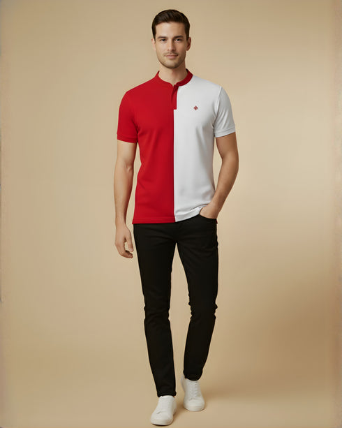 Edge Polo – Monochrome Red