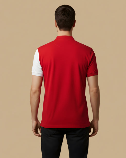 Edge Polo – Monochrome Red