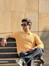 Golden-Hour Men Sweater