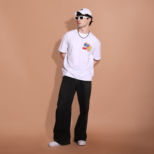 Chillin’ Like No One’s Watching Men Oversized Tee