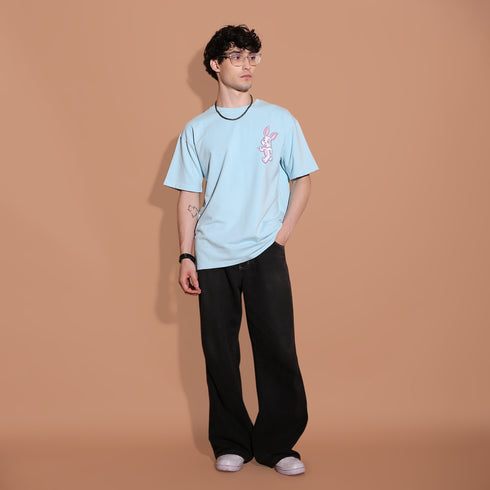 Run Bunny Run Oversized Men's Tee