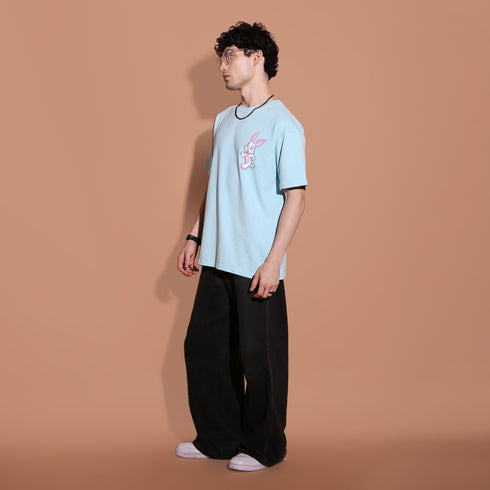 Run Bunny Run Oversized Men's Tee