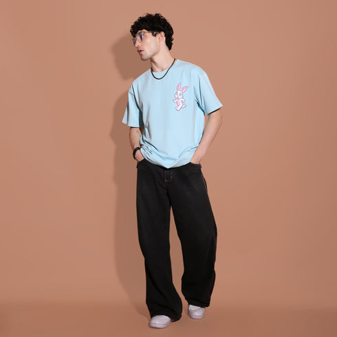 Run Bunny Run Oversized Men's Tee