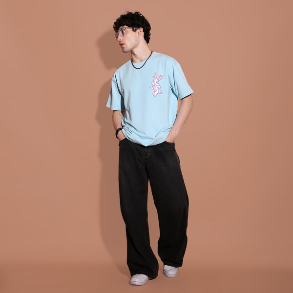 Run Bunny Run Oversized Men's Tee