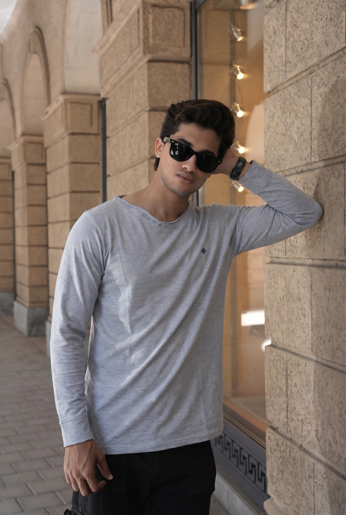 Henley Grey Melange