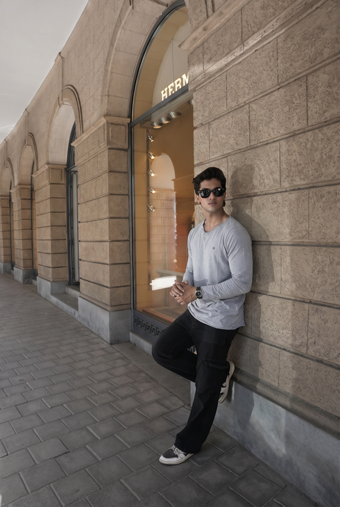 Henley Grey Melange