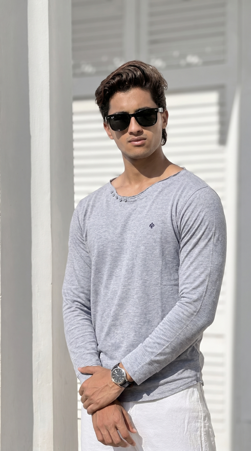 Henley Grey Melange