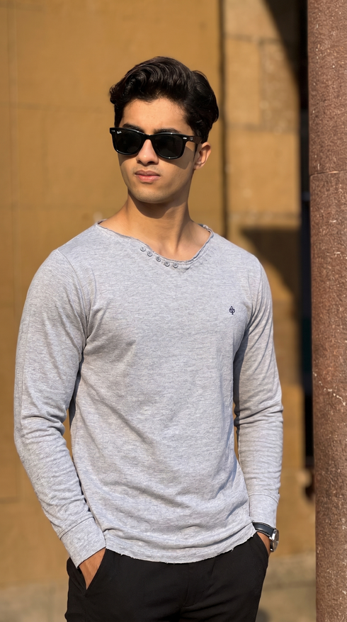 Henley Grey Melange