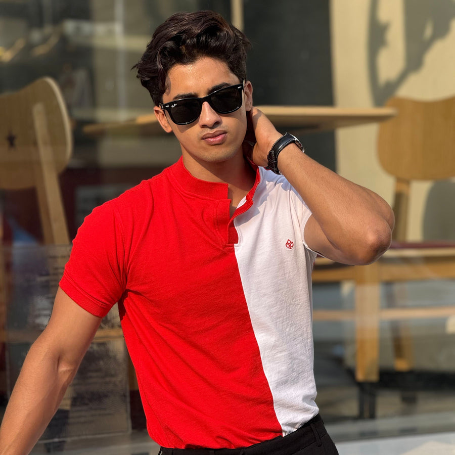 Edge Polo – Monochrome Red