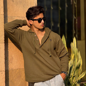 The Olive Waffle Men's Hoodie