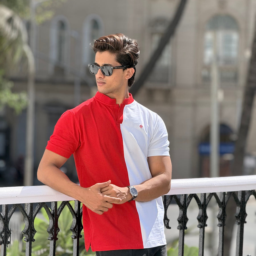 Edge Polo – Monochrome Red