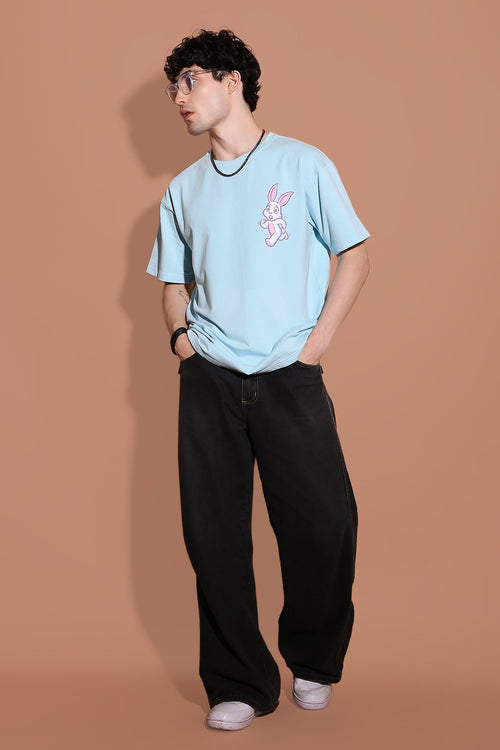 Run Bunny Run Oversized Men's Tee