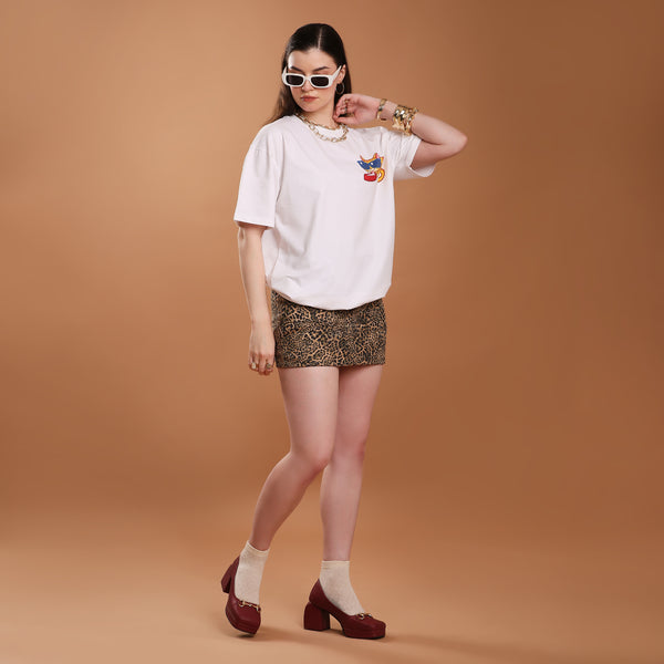 Chillin’ Like No One’s Watching Women Oversized Tee