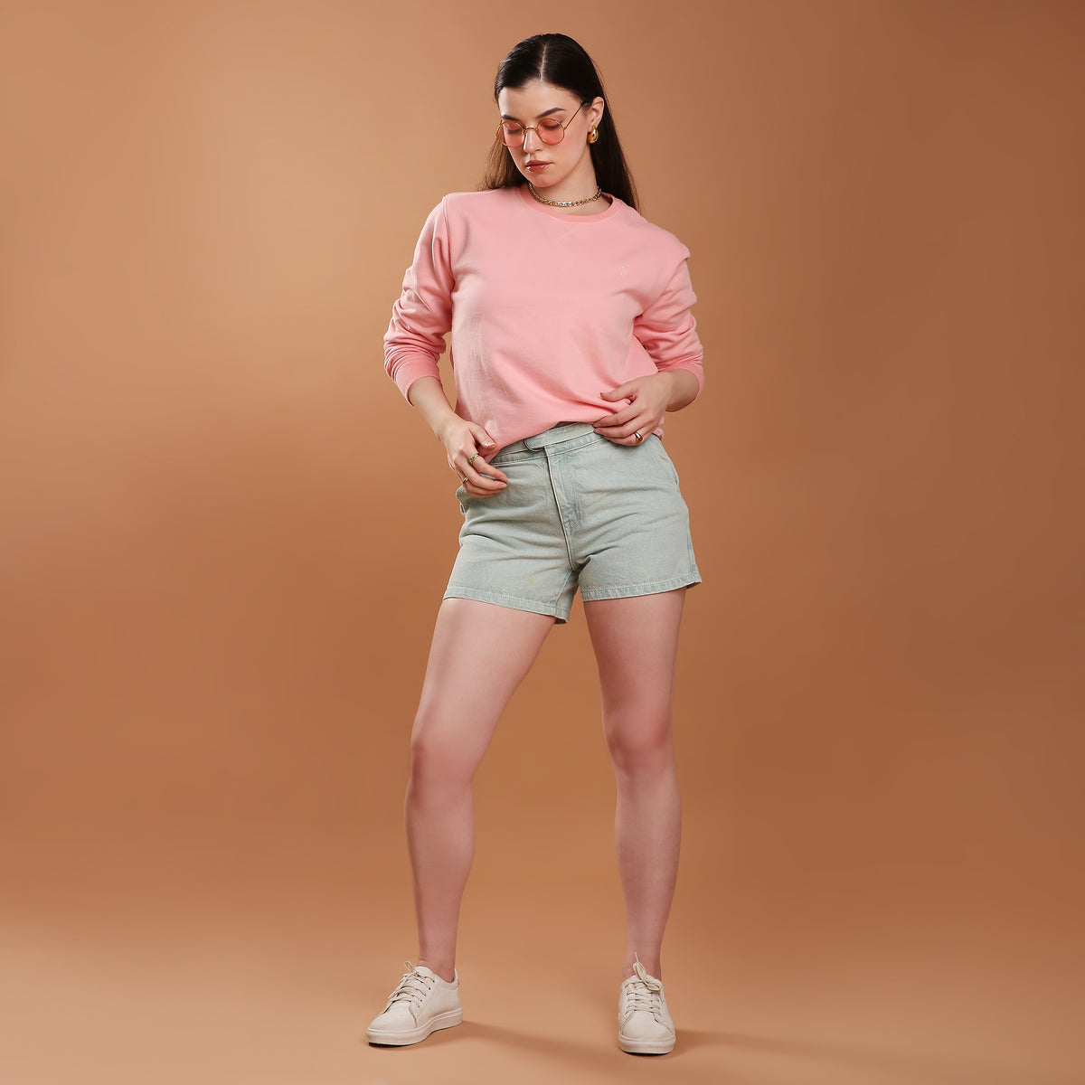 Sip Happens Women Sweatshirt – Baby Pink