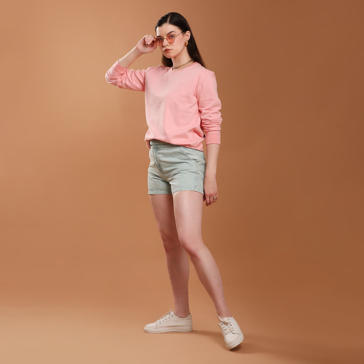 Sip Happens Women Sweatshirt – Baby Pink