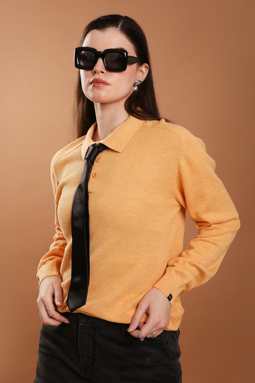 Golden-Hour Women Sweater
