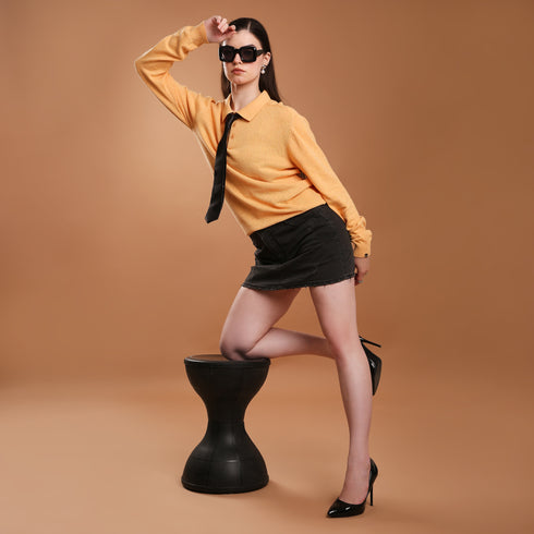 Golden-Hour Women Sweater