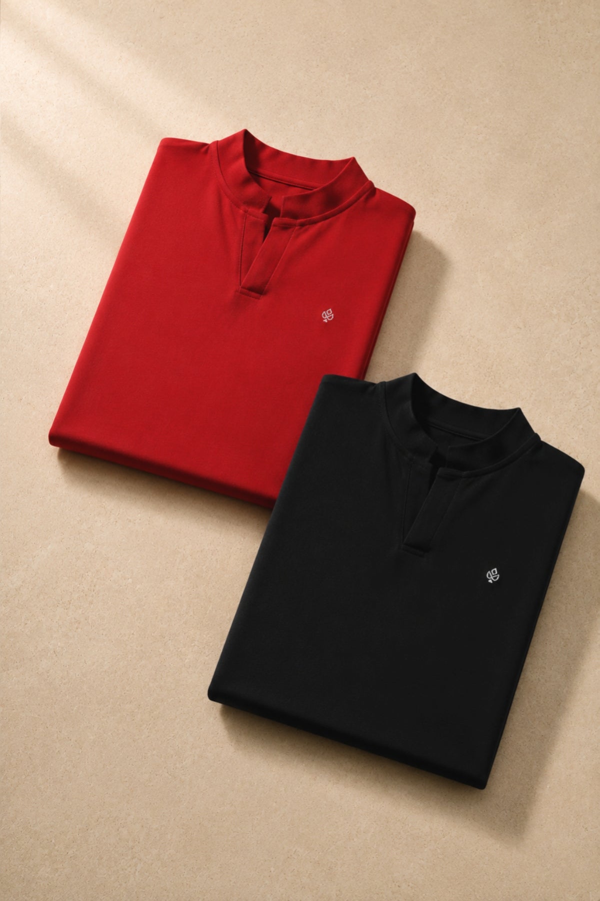 Edge Polo – Classic Duo (Red & Black)