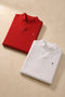 Edge Polo – Classic Duo (Red & White)