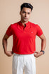 Edge Polo – Classic Duo (Red & White)