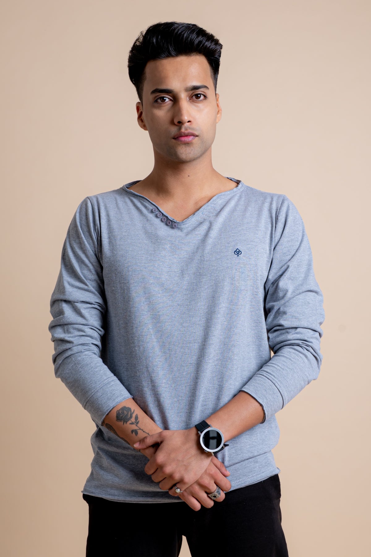 Henley Grey Melange