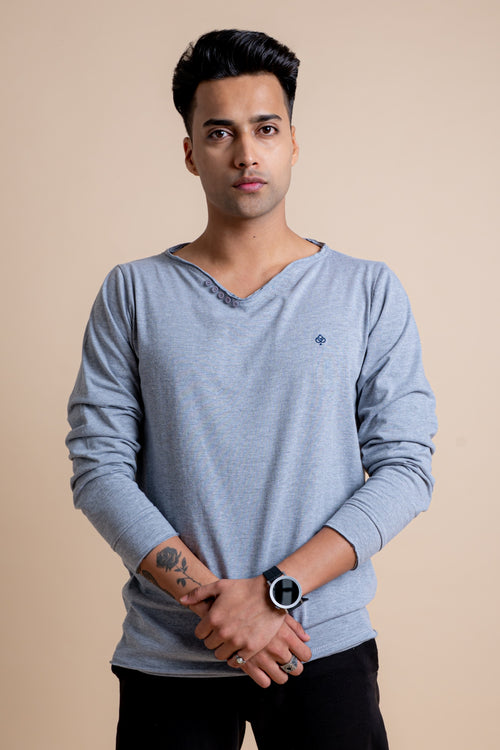 Henley Grey Melange