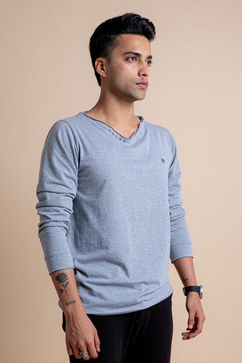 Henley Grey Melange