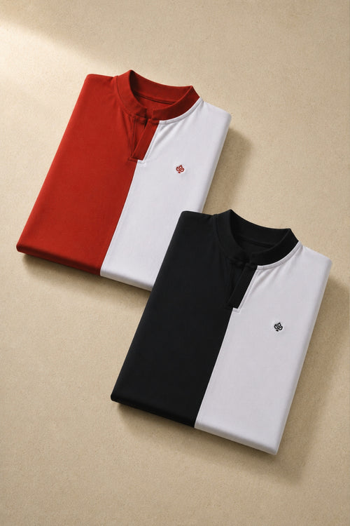 Edge Polo – Monochrome Duo
