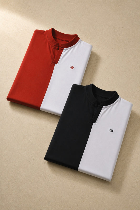 Edge Polo – Monochrome Duo