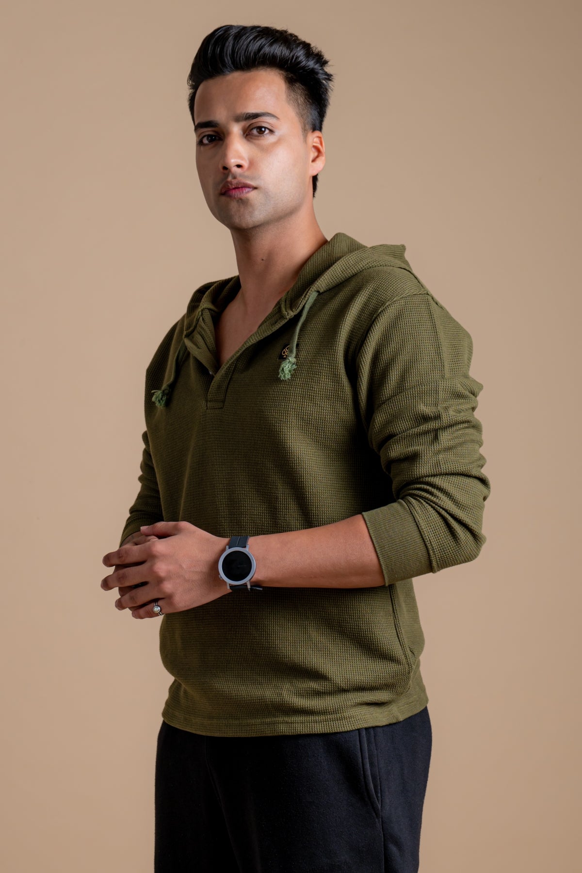 The Olive Waffle Men's Hoodie