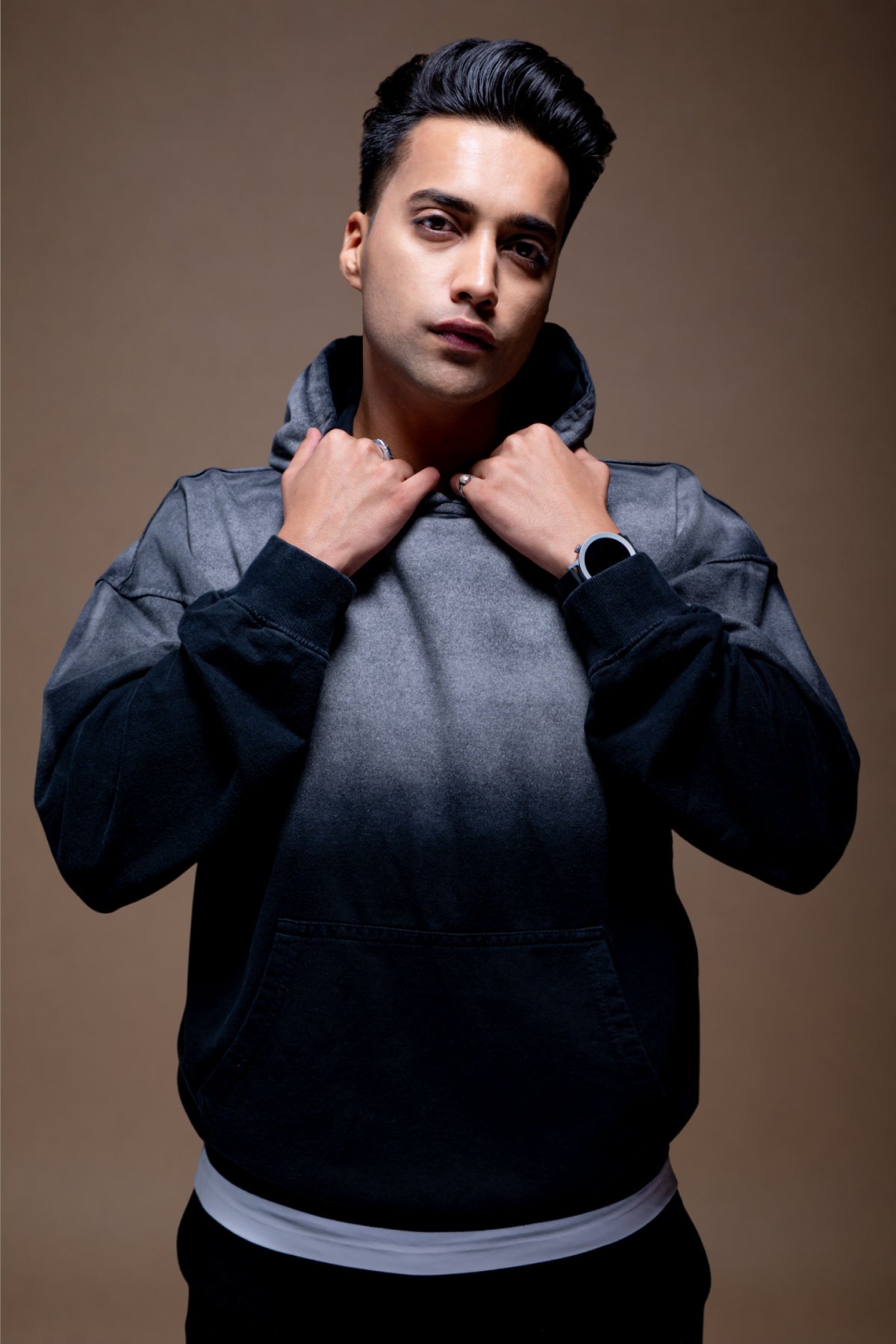 Vintage Wash Hoodie – Cloud Black