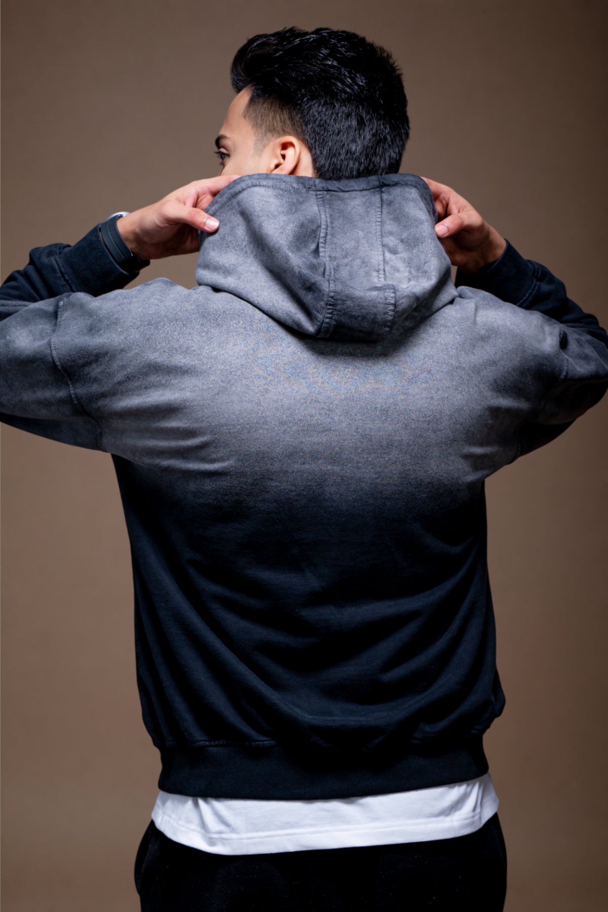 Vintage Wash Hoodie – Cloud Black